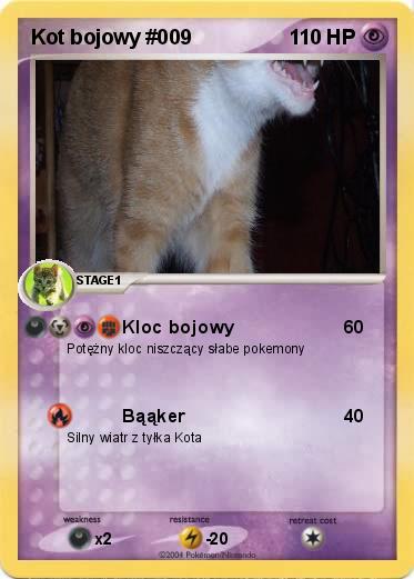 Pokemon Kot bojowy #009