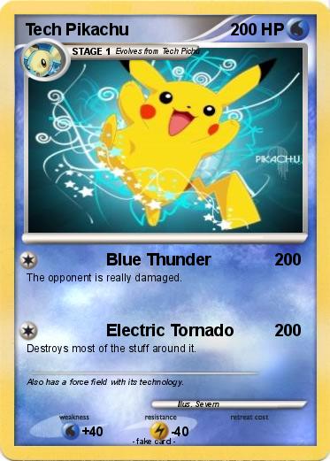 Pokemon Tech Pikachu