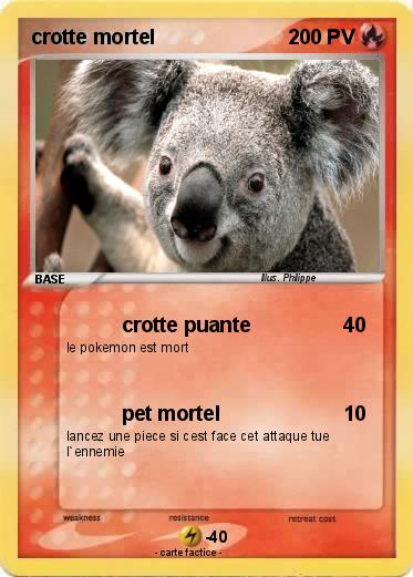 Pokemon crotte mortel