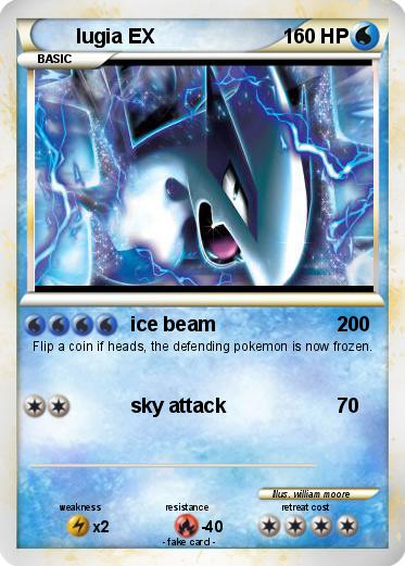 Pokemon lugia EX