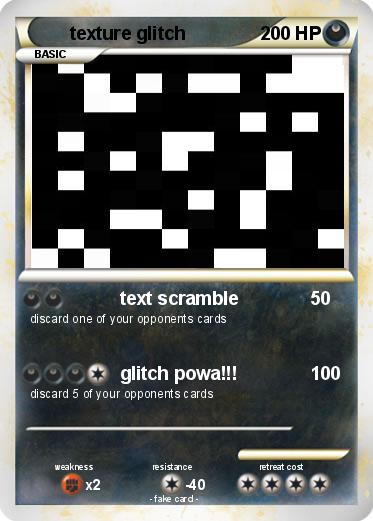 Pokemon texture glitch