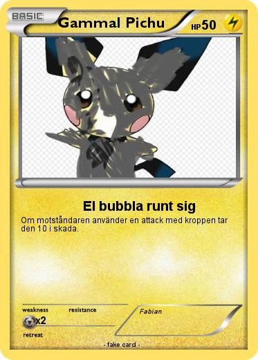 Pokemon Gammal Pichu