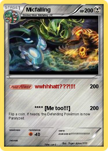 Pokemon Micfalling