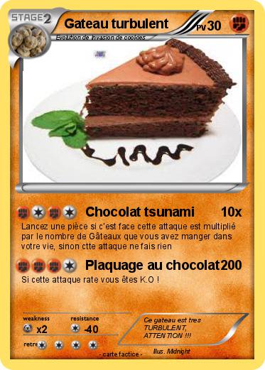 Pokemon Gateau turbulent