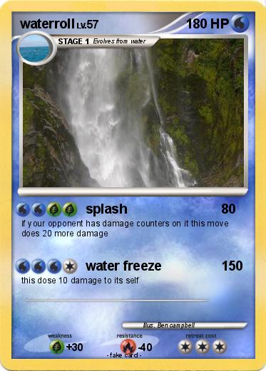 Pokemon waterroll