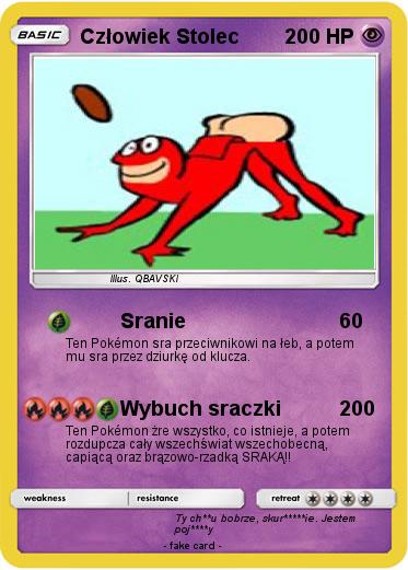 Pokemon Człowiek Stolec
