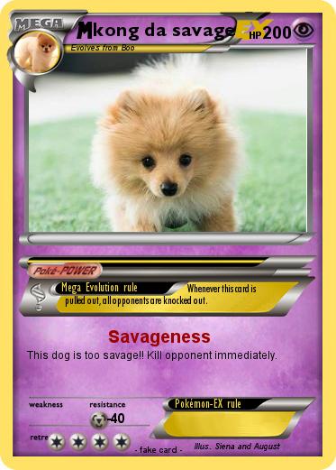 Pokemon kong da savage