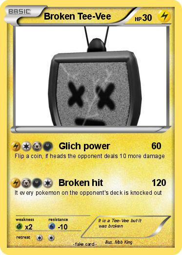 Pokemon Broken Tee-Vee
