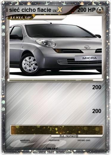 Pokemon i sieć cicho fiacie