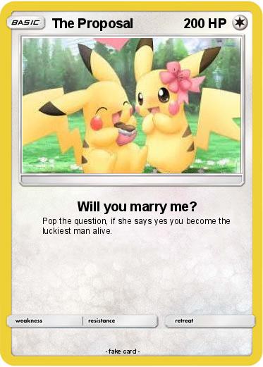 Pokemon The Proposal