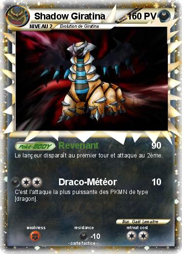 Pokemon Shadow Giratina