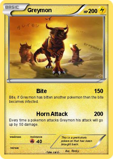 Pokemon Greymon