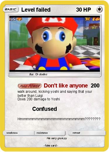 Pokemon Level failed