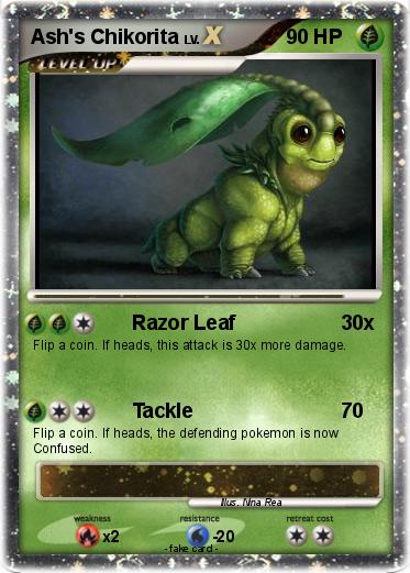 Pokemon Ash's Chikorita