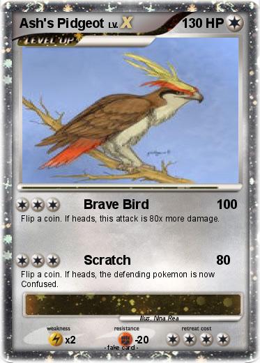 Pokemon Ash's Pidgeot