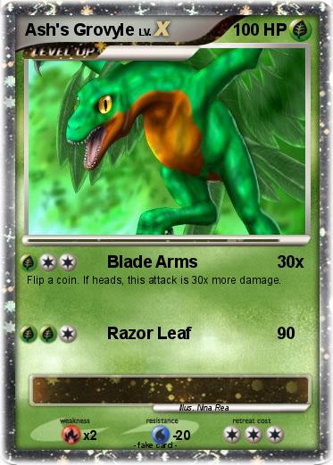 Pokemon Ash's Grovyle