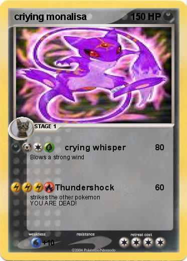 Pokemon criying monalisa