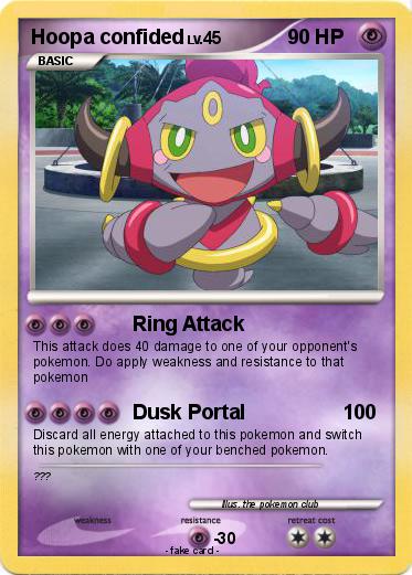 Pokemon Hoopa confided