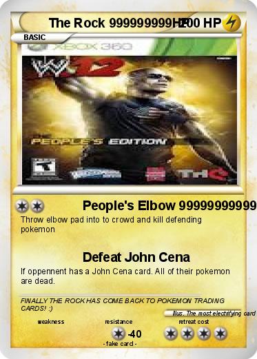 Pokemon The Rock 999999999HP