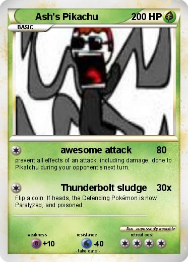 Pokemon Ash's Pikachu