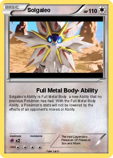 Pokemon Solgaleo
