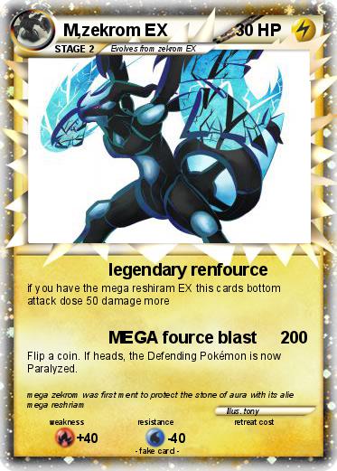 Pokemon M,zekrom EX