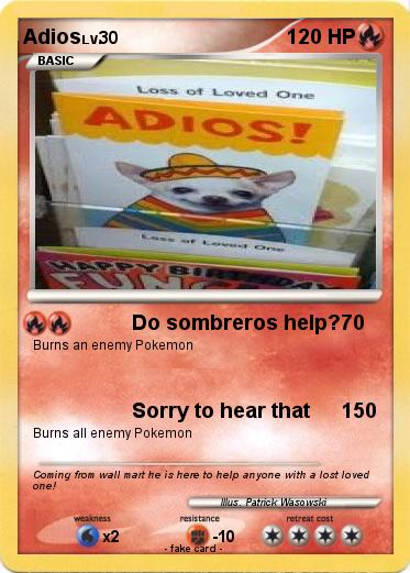 Pokemon Adios