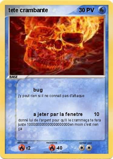 Pokemon tete crambante