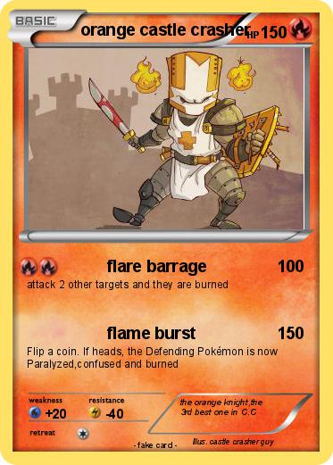 Pokemon orange castle crasher