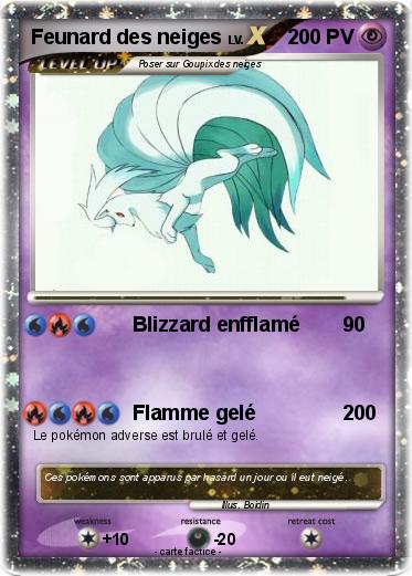 Pokemon Feunard des neiges
