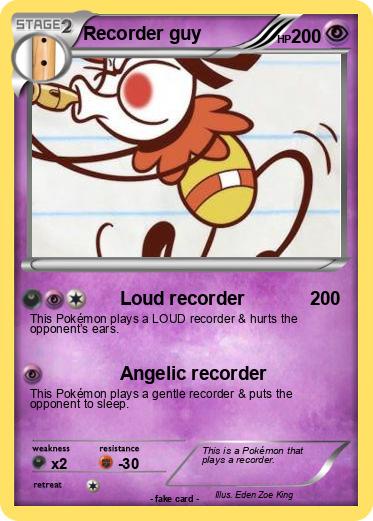 Pokemon Recorder guy