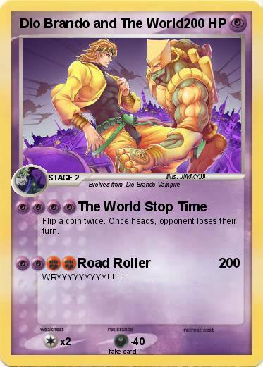 Pokemon Dio Brando and The World