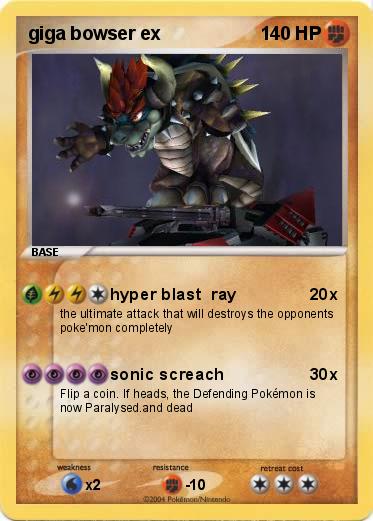 Pokemon giga bowser ex