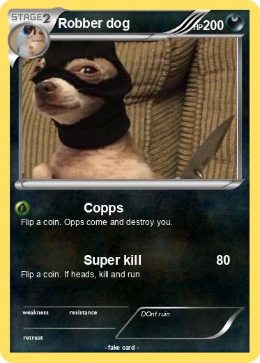 Pokemon Robber dog