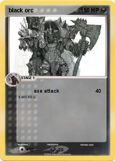 Pokemon black orc