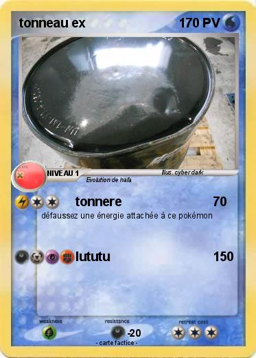 Pokemon tonneau ex