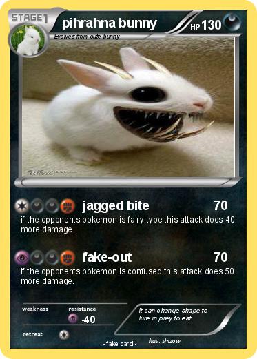Pokemon pihrahna bunny