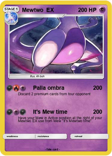 Pokemon Mewtwo  EX