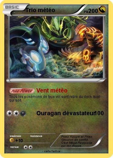 Pokemon Trio météo