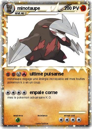 Pokemon minotaupe