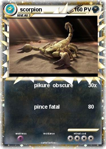 Pokemon scorpion