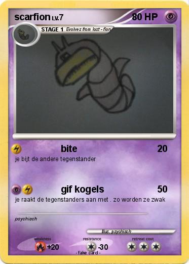 Pokemon scarfion