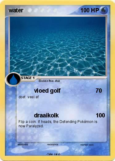 Pokemon water
