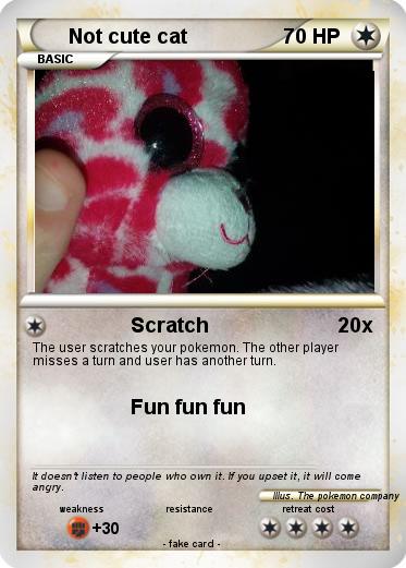 Pokemon Not cute cat