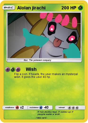 Pokemon Alolan jirachi