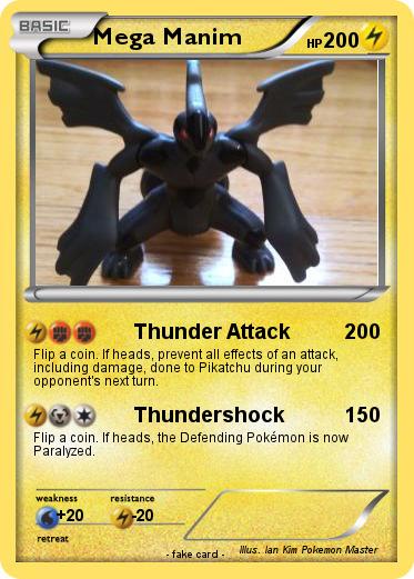 Pokemon Mega Manim
