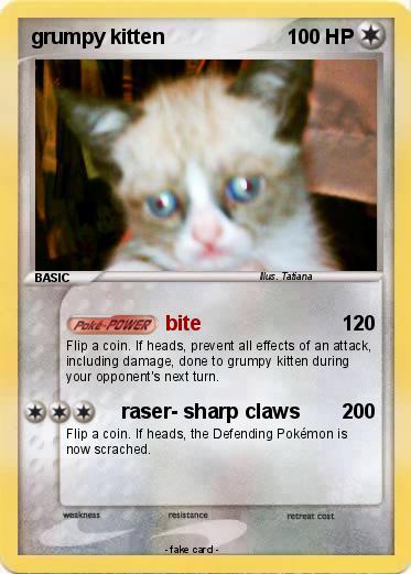 Pokemon grumpy kitten