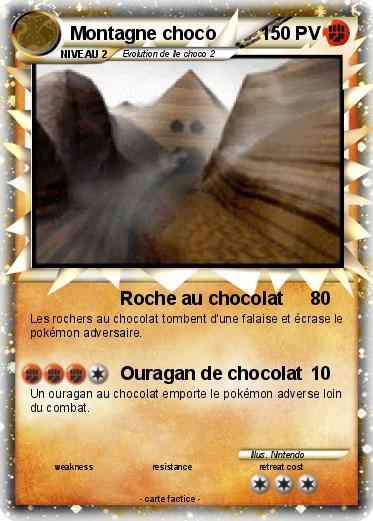 Pokemon Montagne choco