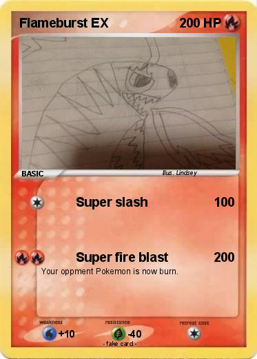 Pokemon Flameburst EX