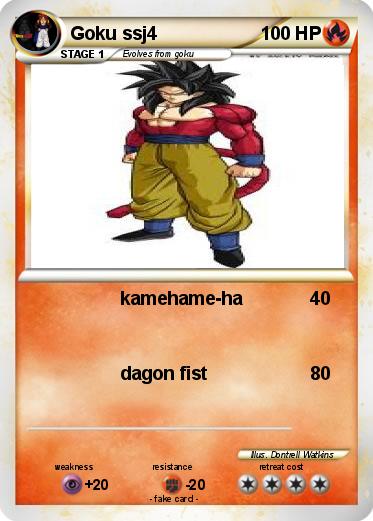 Pokemon Goku ssj4